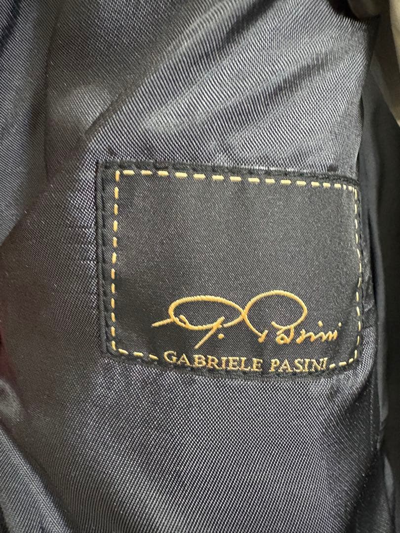 Gabriele Pasini グレー ダブルブレスト チェスターコート