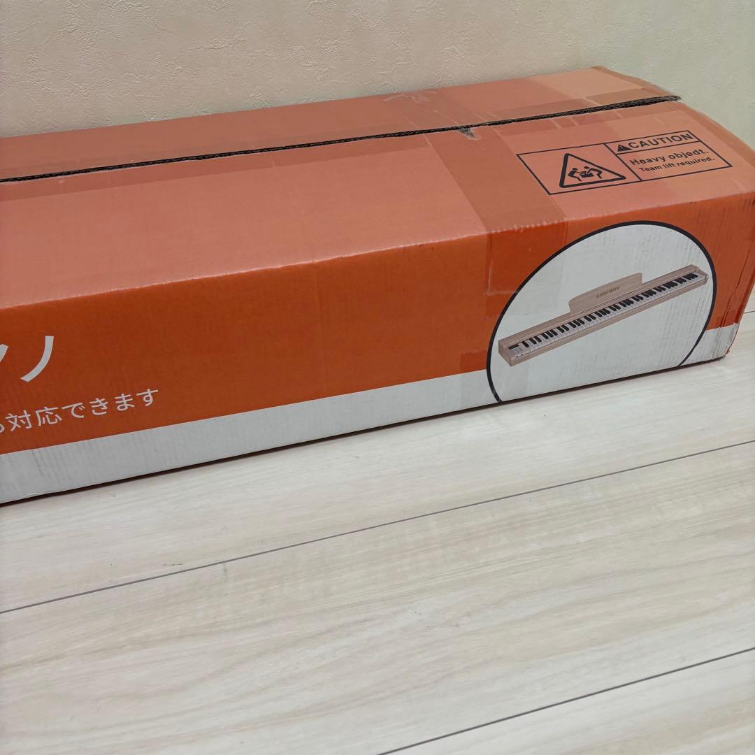 KIMFBAY 電子ピアノ 88鍵盤 卓上 木製 ペダル付き MIDI対応