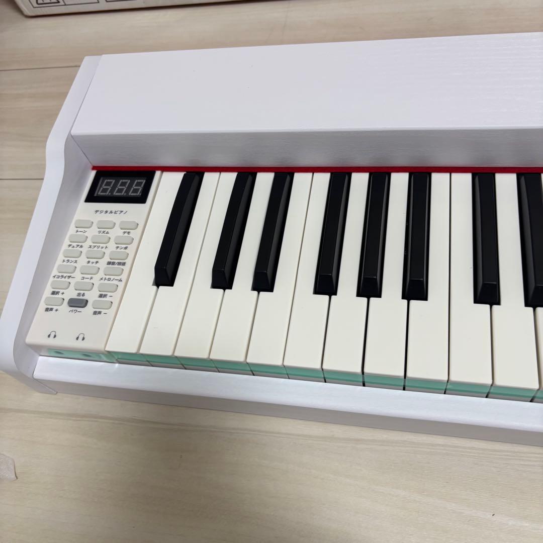 KIMFBAY 電子ピアノ 88鍵盤 卓上 木製 ペダル付き MIDI対応