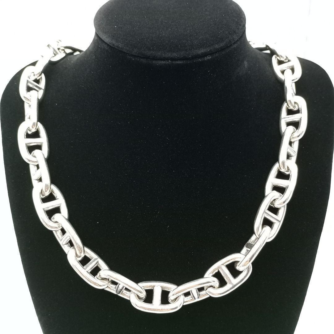 ネックレス シェーヌダンクル チェーン 50cm シルバー 925 純銀