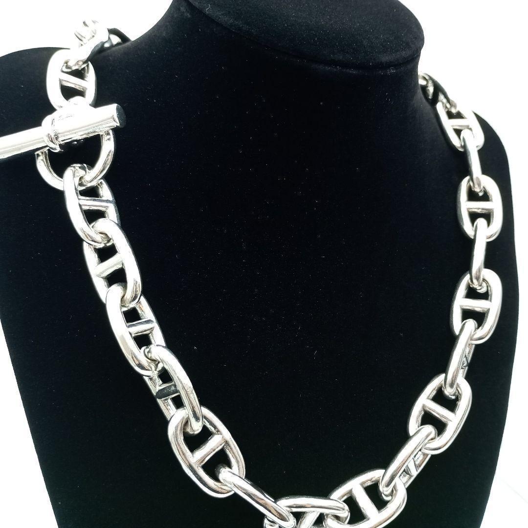 ネックレス シェーヌダンクル チェーン 50cm シルバー 925 純銀