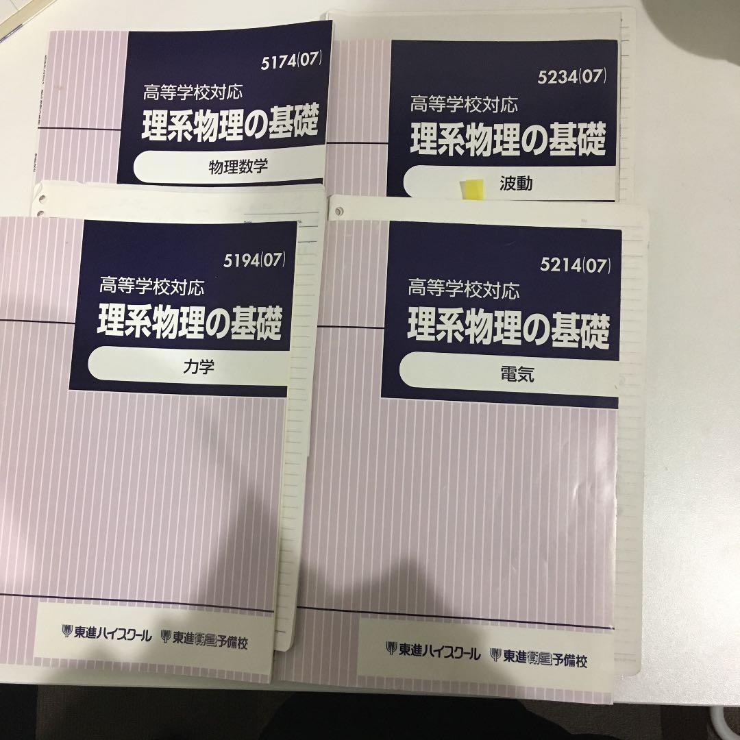 東進苑田物理 テキスト及びノート