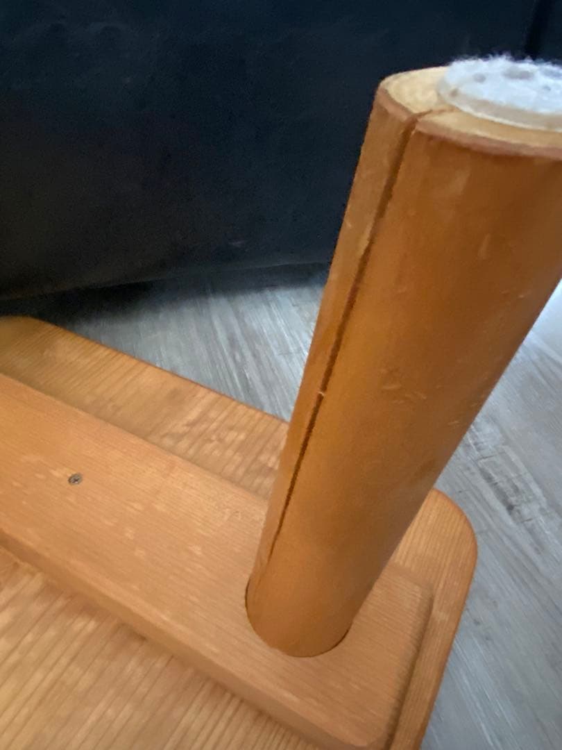 天然木 一枚板 ローテーブル 丸脚 約120cm カフェテーブル ベンチ 作業台