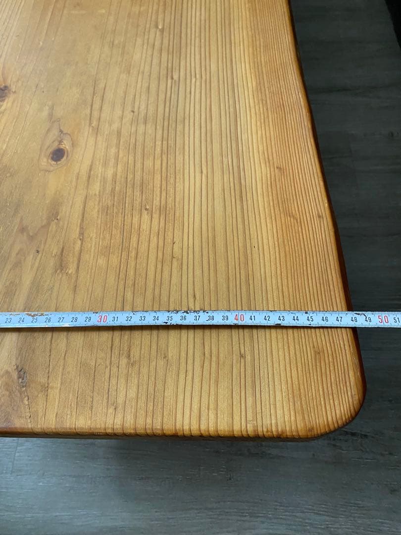 天然木 一枚板 ローテーブル 丸脚 約120cm カフェテーブル ベンチ 作業台