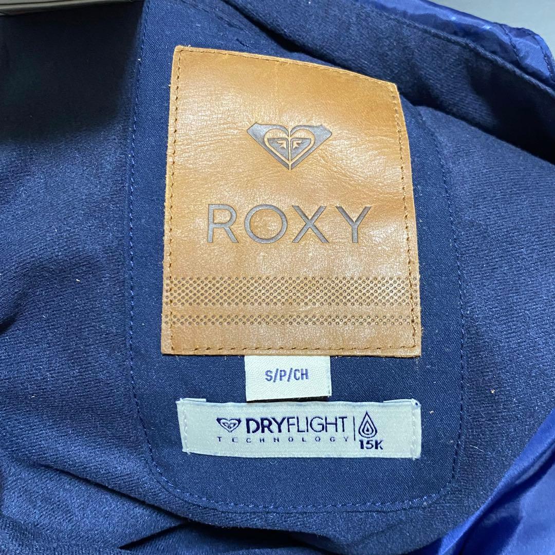 極美品 ROXY スノーボード ビブパンツ 中綿 裏起毛 レディース Sサイズ