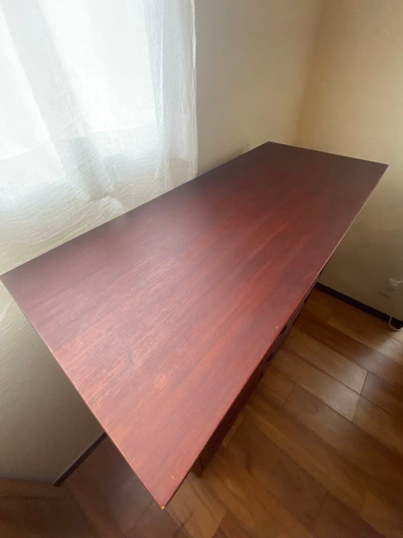 【送料込み】マホガニーのアンティーク調チェスト