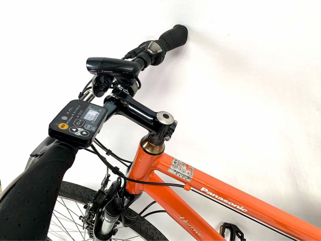 【即乘】送料無料Panasonic電動自転車17.6Ah 押し5点灯動作確認済