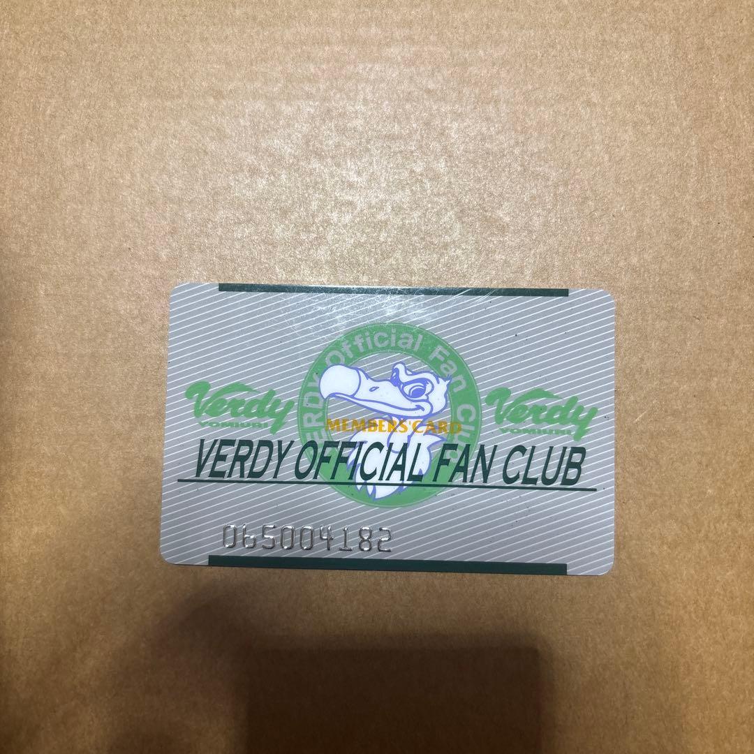 VERDY ファンクラブ会員証 1996年発行 ヴェルディ