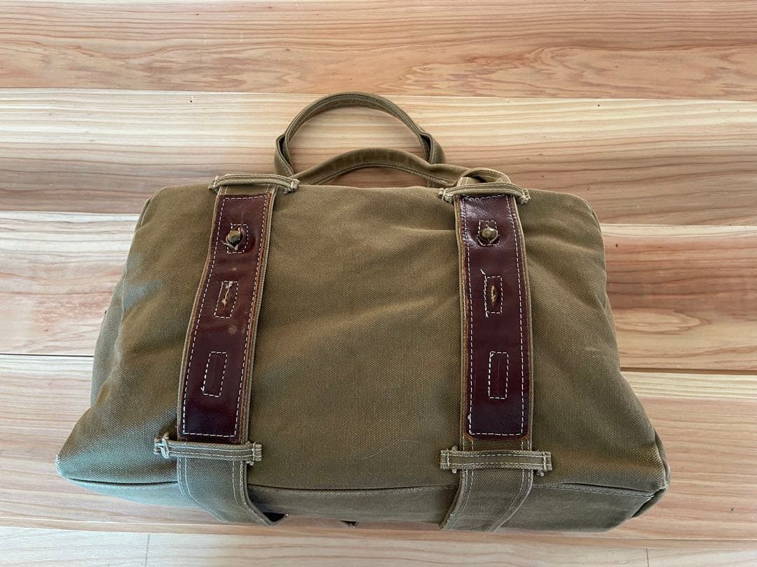 【希少】MIHARA YASUHIRO キャンバス×レザー バッグ