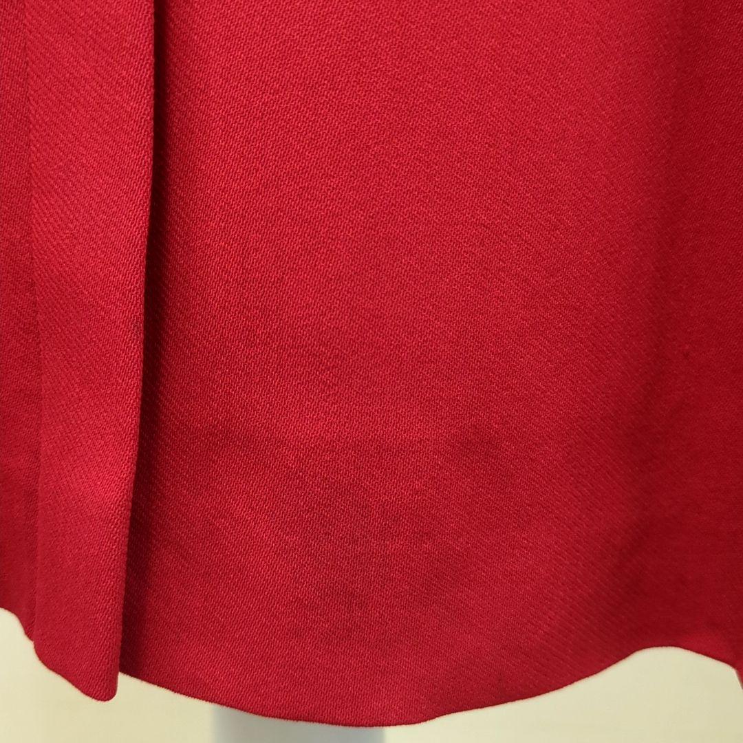 ディオール マドモアゼル ひざ丈 ワンピース レッド Dior Mサイズ