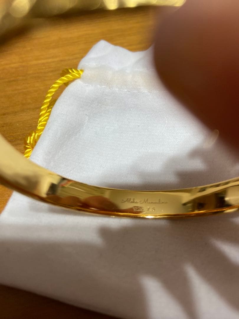 ハワイアンジュエリーバングル　K14コーティング