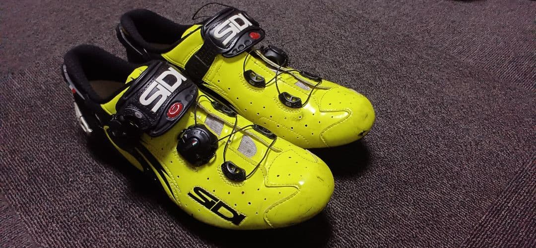 show5さん専用　SIDI 蛍光イエロー サイクリングシューズ