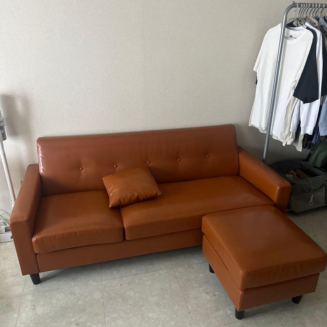 3人掛けソファ　L字