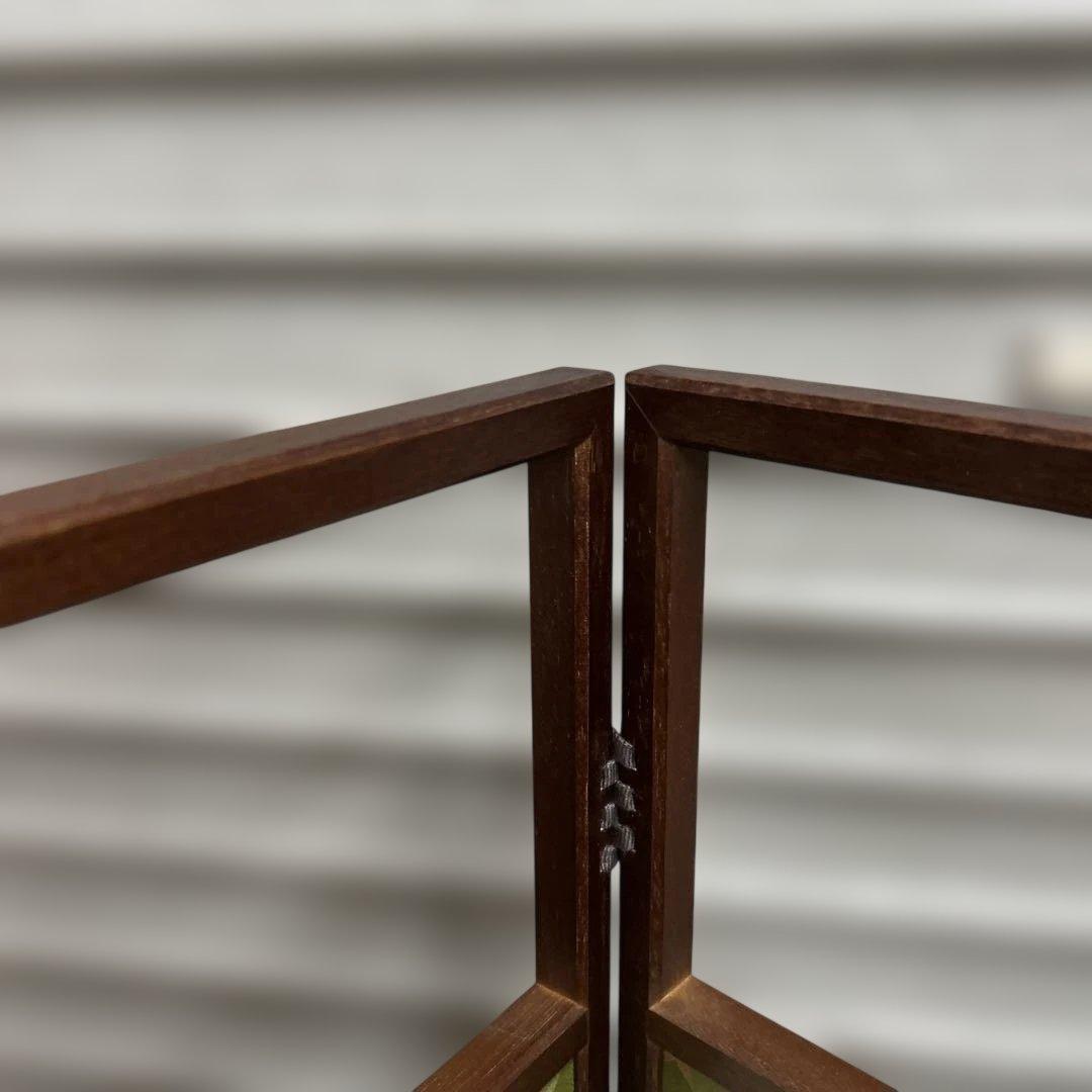 8*8様 茶道具 溜塗 利休梅 風炉先屏風 裏チラシ 両面使い 上透かし