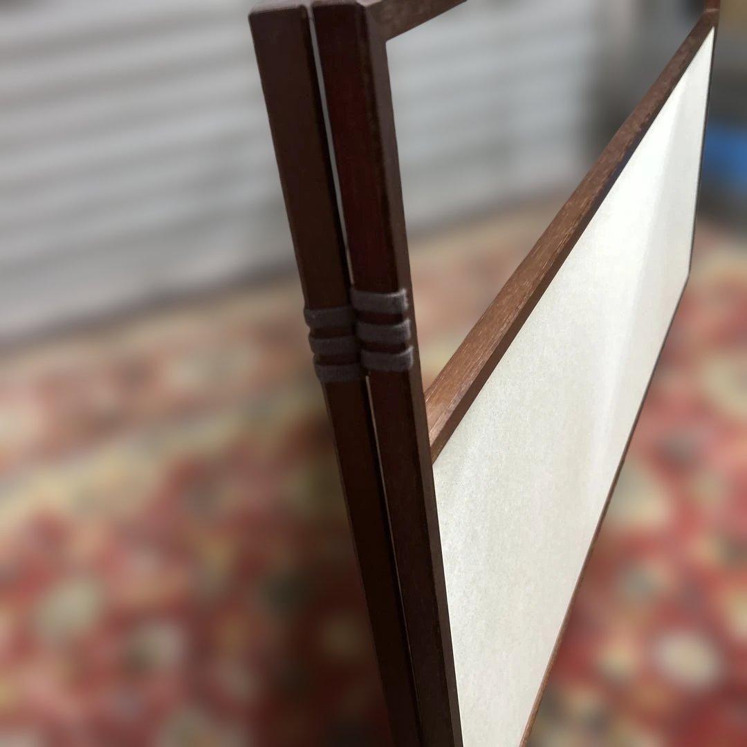 8*8様 茶道具 溜塗 利休梅 風炉先屏風 裏チラシ 両面使い 上透かし