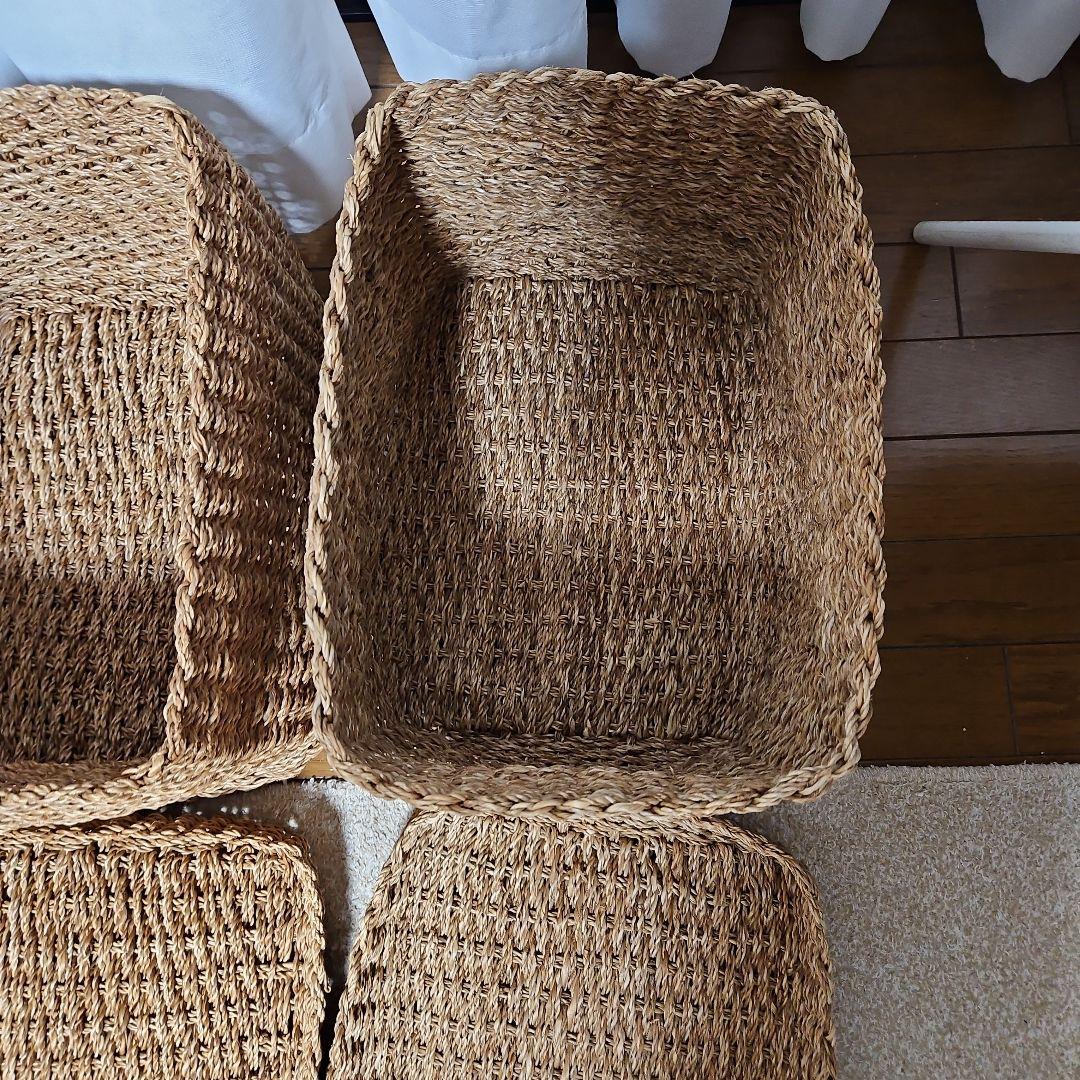 Ｋy o 　無印　蓋付き アバカ　バスケット　廃盤