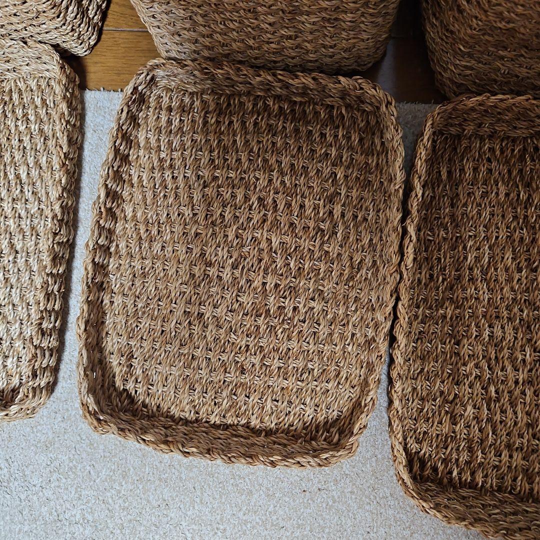 Ｋy o 　無印　蓋付き アバカ　バスケット　廃盤