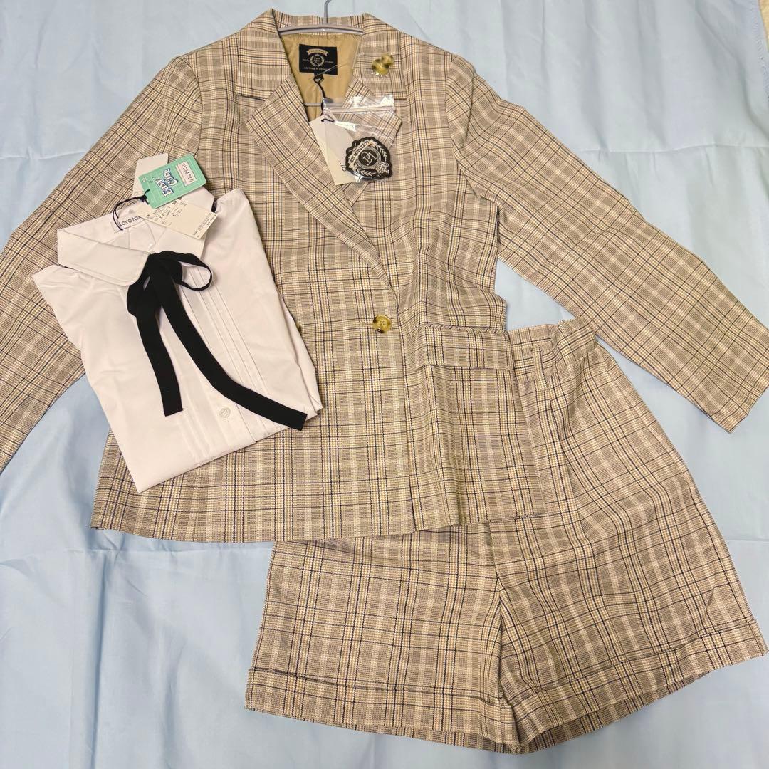 新品 ラブトキシック ブラウス付きフォーマルスーツ3点セット ベージュ160