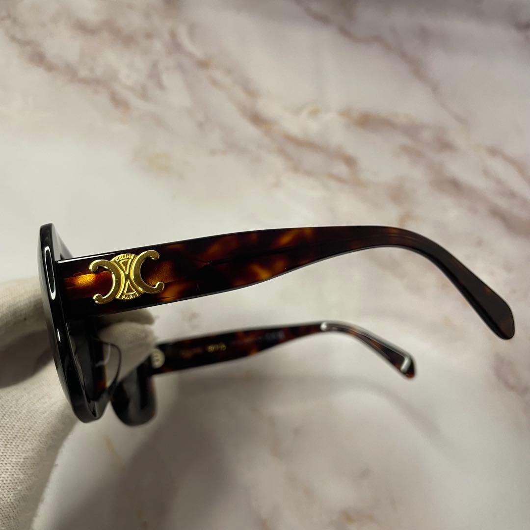 CELINE セリーヌ スクエア Y2K べっ甲 サングラス ケース付き