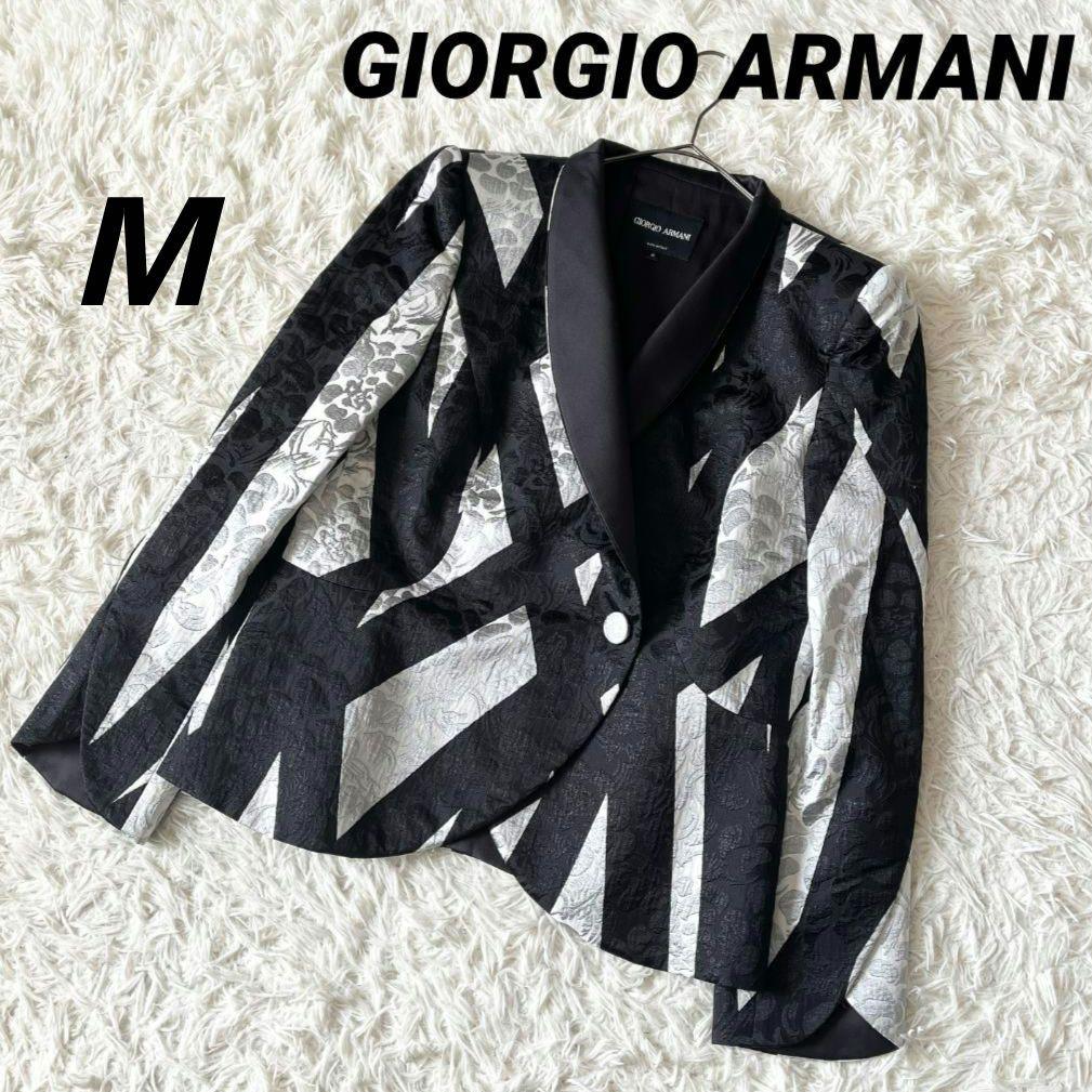 傑作★ジョルジオ アルマーニ ラグジュアリー シルク絹 テーラードジャケット