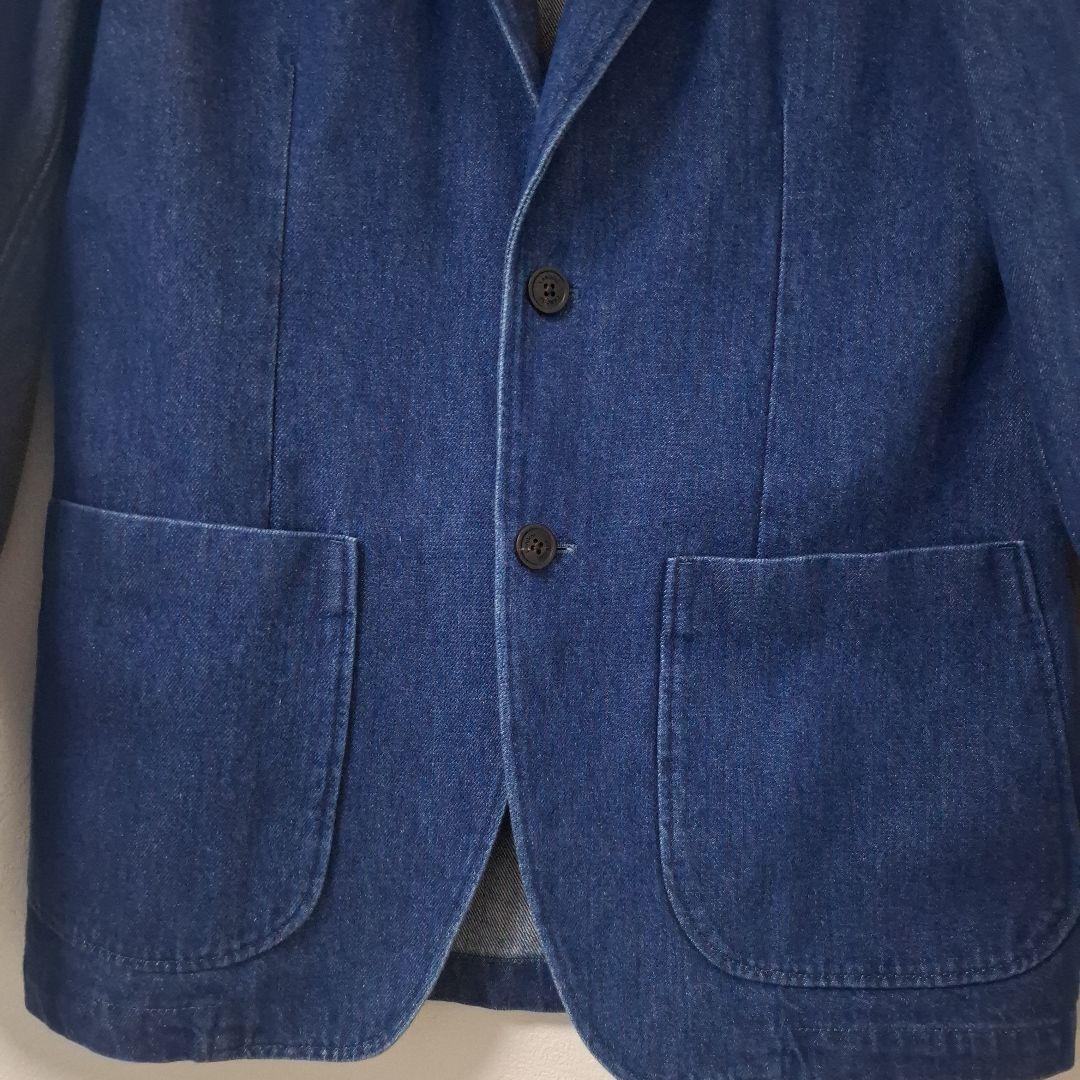 LARDINI デニムブルー テーラードジャケット Mサイズ