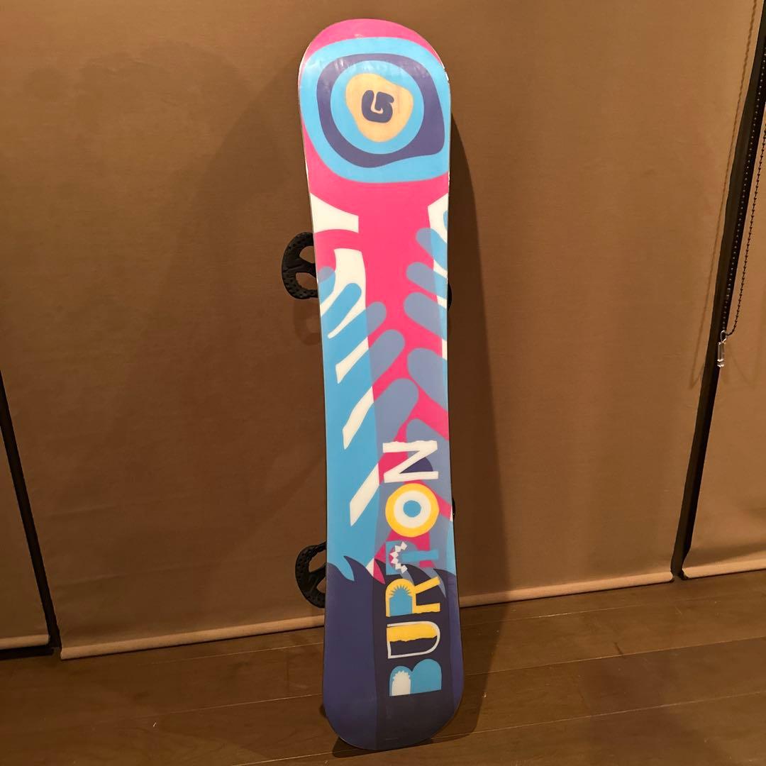 Burton スノーボード カラフルデザイン　ビンディング付き