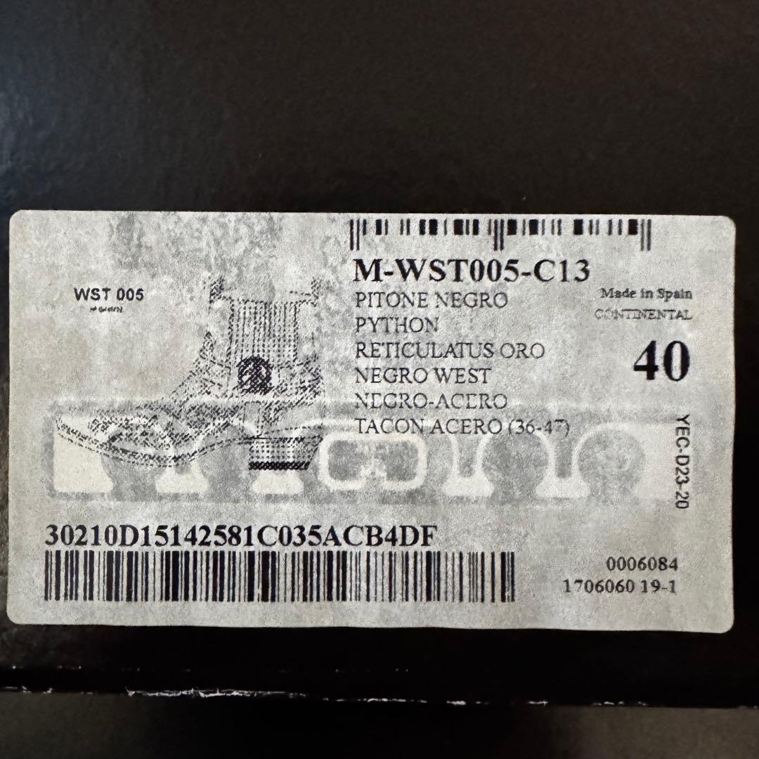 す*み様 newrock python heel boots size40