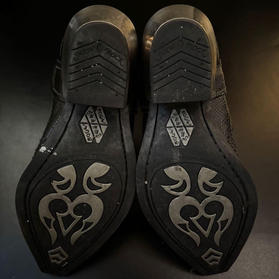 す*み様 newrock python heel boots size40