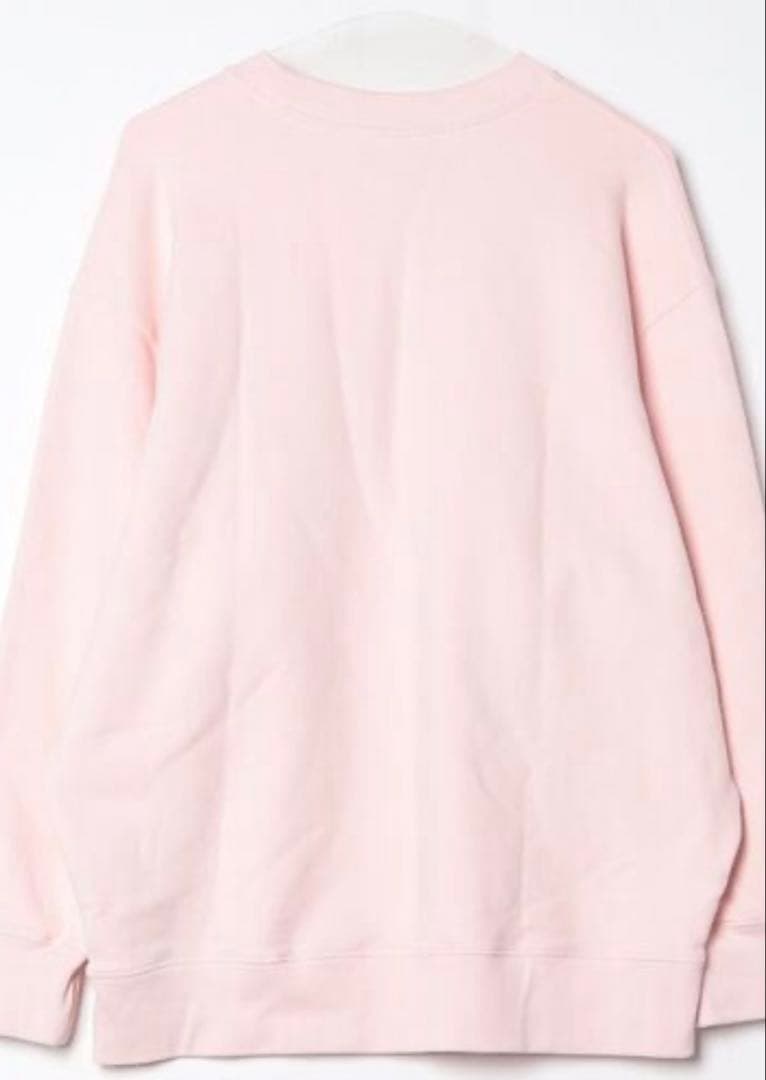 メゾンキツネ MAISON KITSUNE ピンク スウェット バブルロゴ