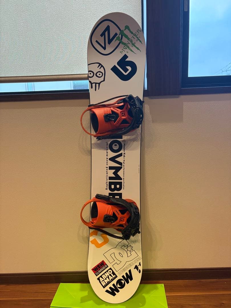 NOVMBR kd2020 125cm キッズスノーボード セット