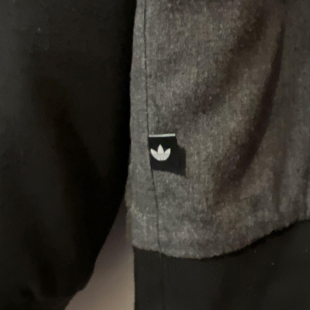 adidas スタジャン グレー/ブラック Jサイズ