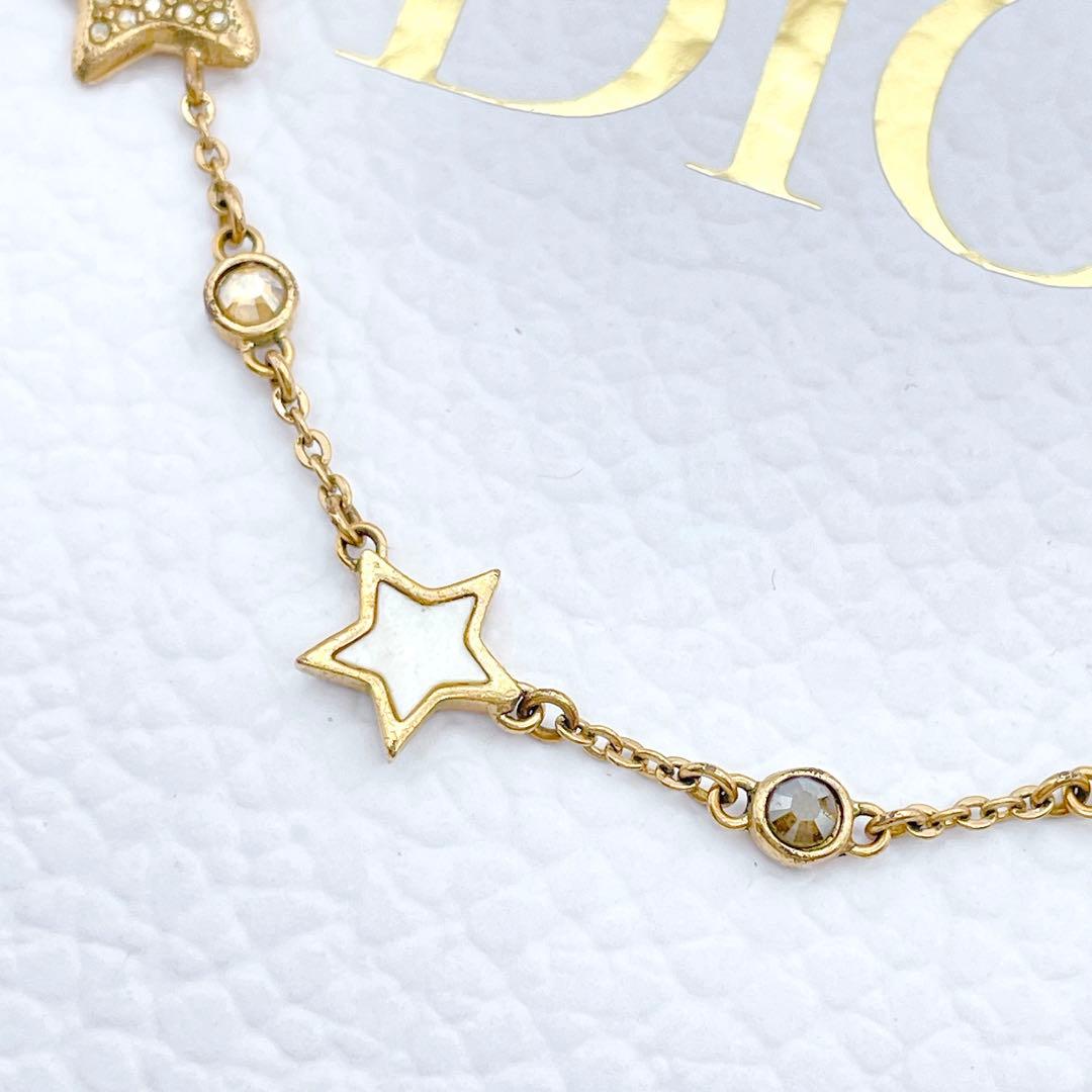 Christian Dior ネックレス　スター　ストーン　ゴールド　petit