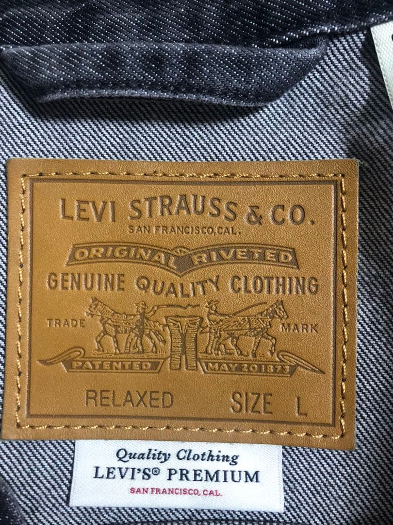 Levi’s リーバイス1st ブラックデニムジャケット　Lサイズ