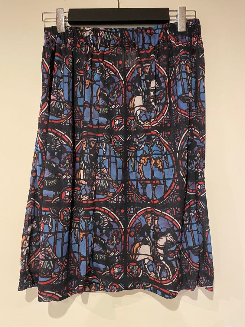 コムデギャルソン　ステンドグラススカート　AD1990アーカイブ