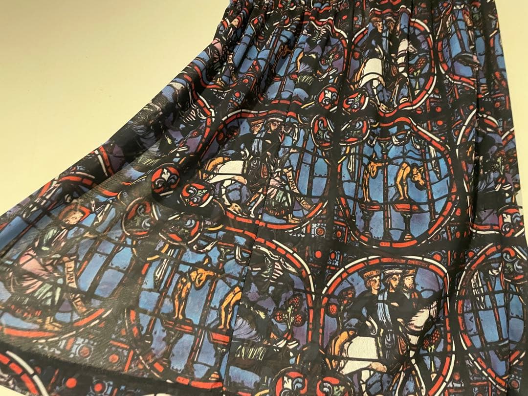 コムデギャルソン　ステンドグラススカート　AD1990アーカイブ