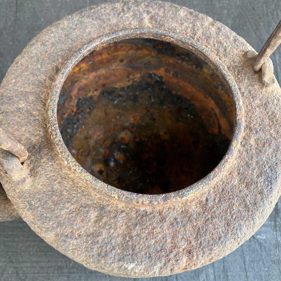 アンティーク　鉄瓶