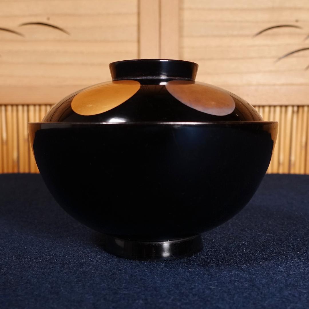 魯山人好の逸品 輪島塗日月椀 5客