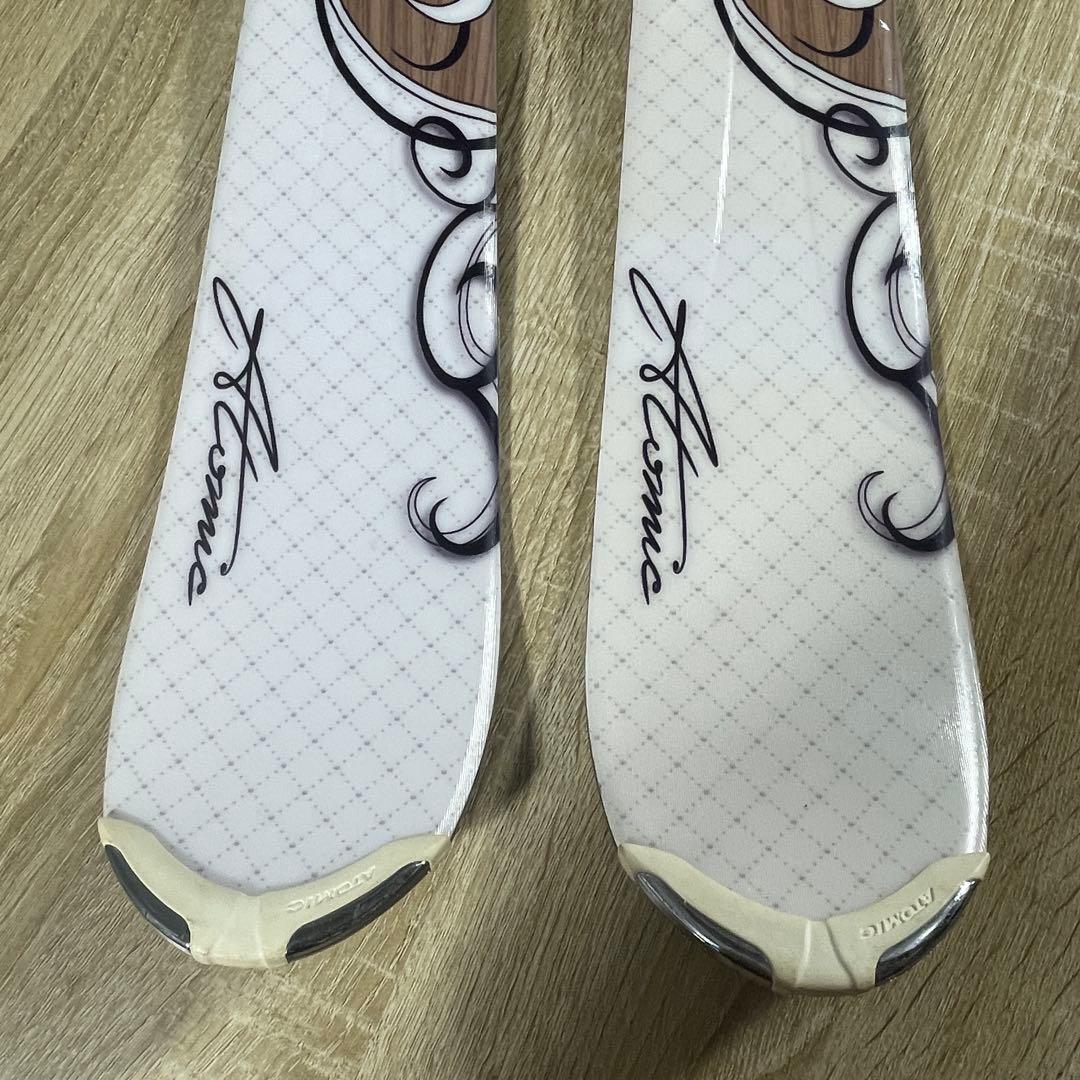 ATOMIC149cm ROSSIGNOL24.5cm スキーセット