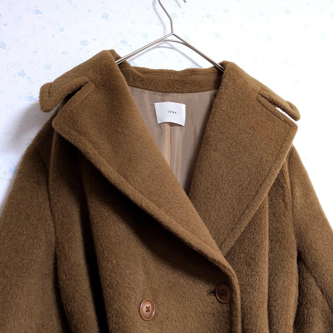 美品 IENA アルパカシャギーオーバーサイズコート