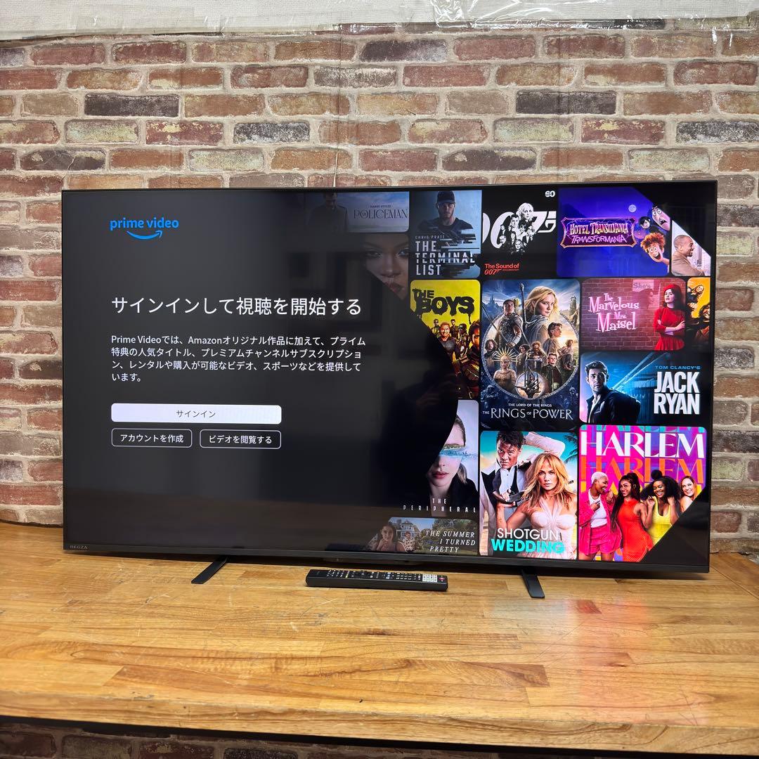 東芝 55V型 4K 液晶テレビ REGZA 55M550M 動画配信アプリ搭載
