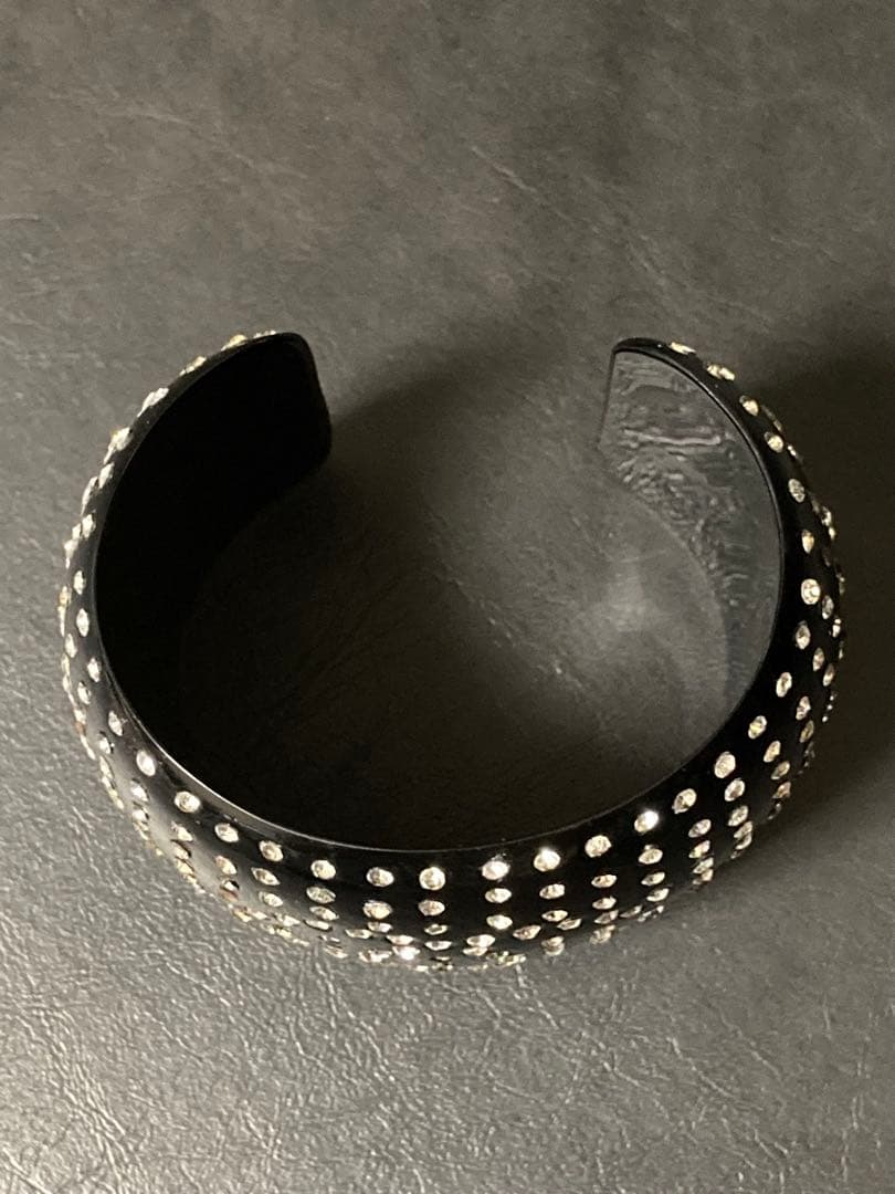 レア⭐︎ シャネル　CHANEL ラインストーン バングル　95A ココマーク