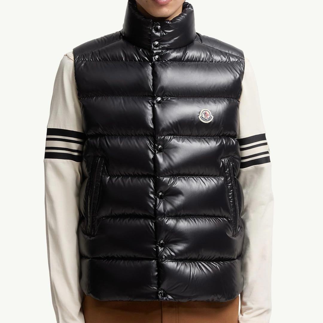 【極美品】MONCLER モンクレール メンズ ダウンベスト ジャケット 黒
