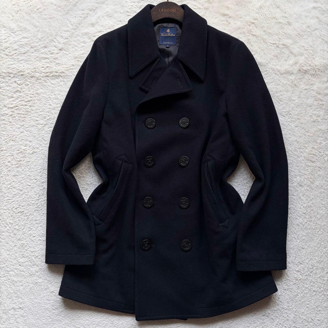 【美品】ブルックスブラザーズ ピーコート ウール アンカーボタン 紺 M 現行品