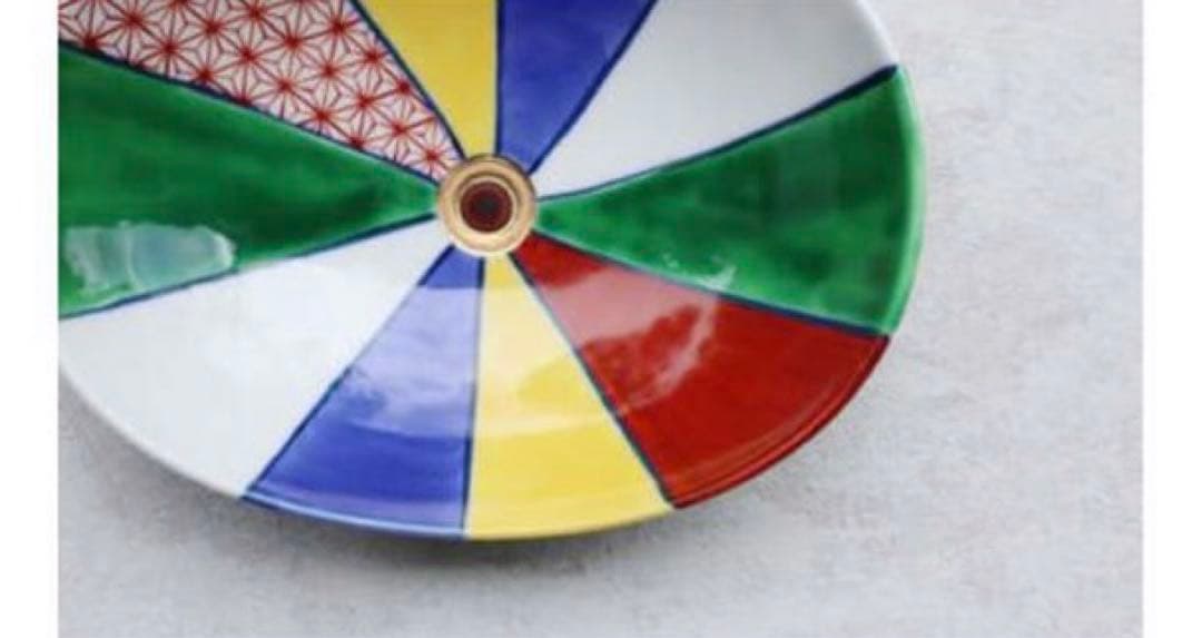 新品未使用　有田焼 紙風船両上り小判皿２枚セット②