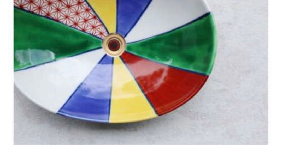 新品未使用　有田焼 紙風船両上り小判皿２枚セット②