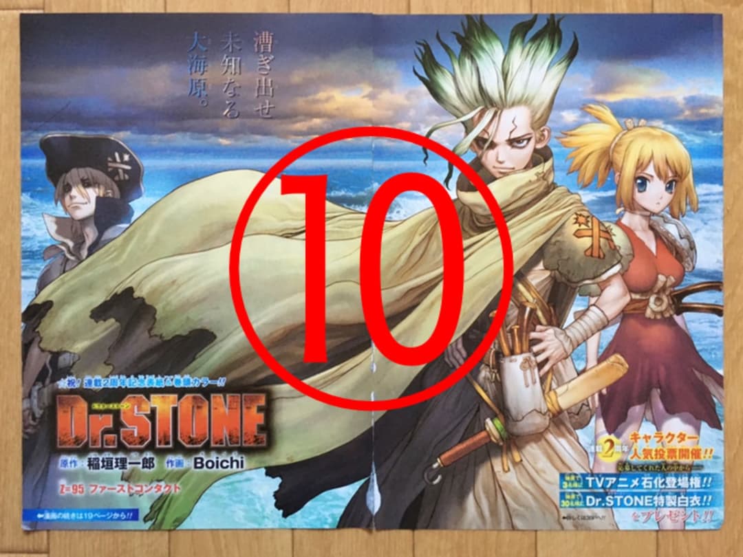週刊少年ジャンプ　【Dr.STONE】　切り抜き