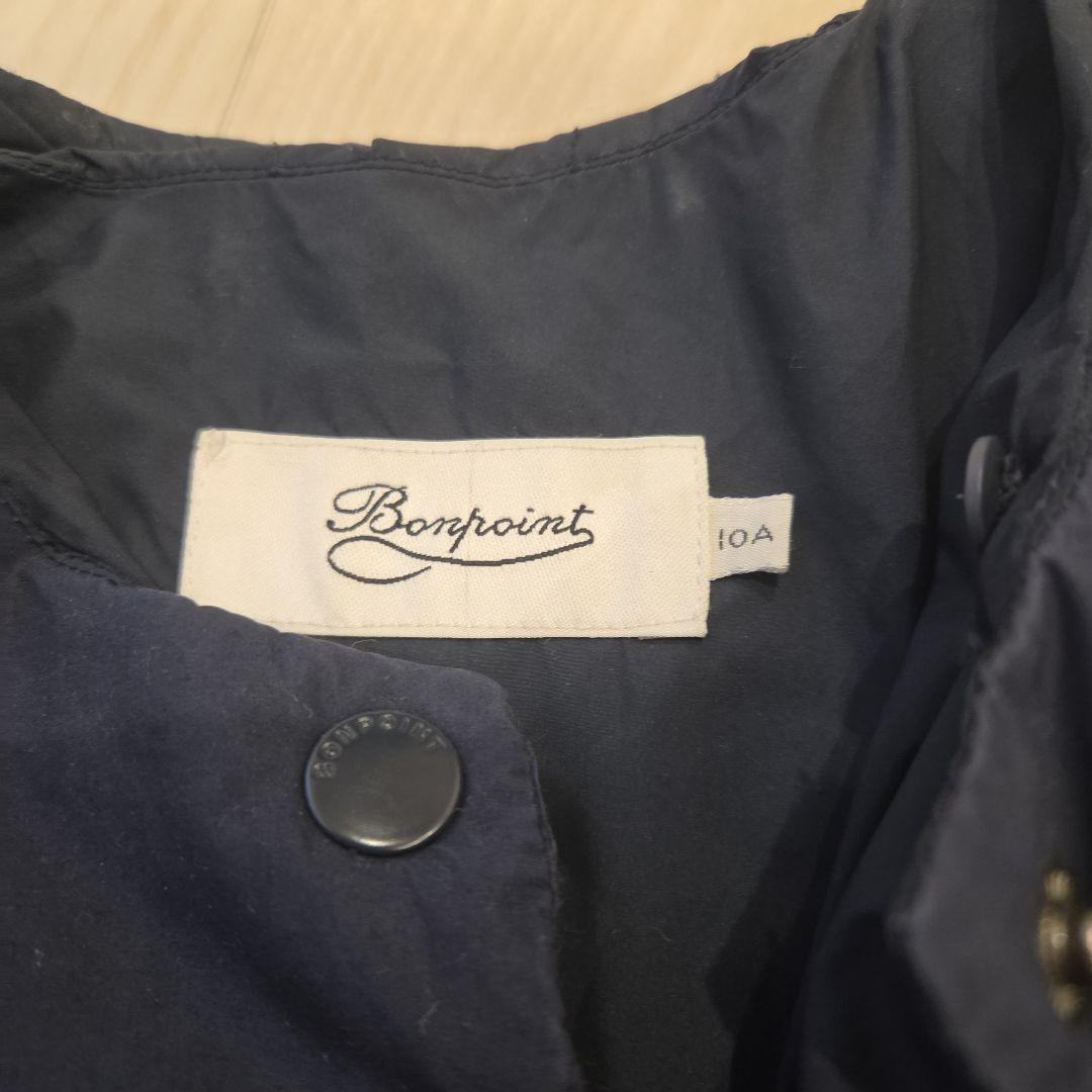 Bonpoint ネイビー 中綿ジャケット 10A　140