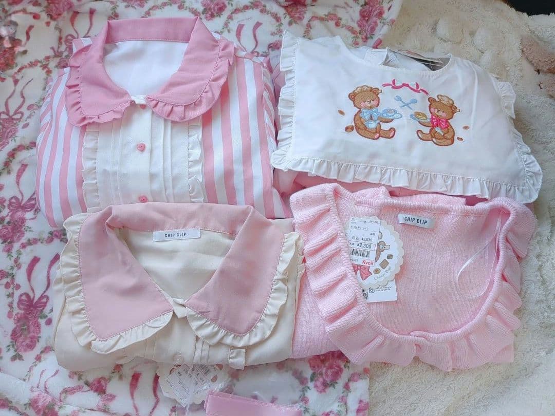 ピンク4点セット ✿ 五月アイ アベイル My dear little chef