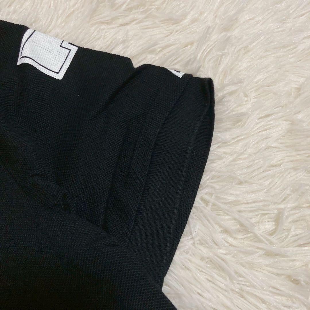 GIVENCHY 星ワッペンポロシャツ ブラック M カジュアル オシャレ
