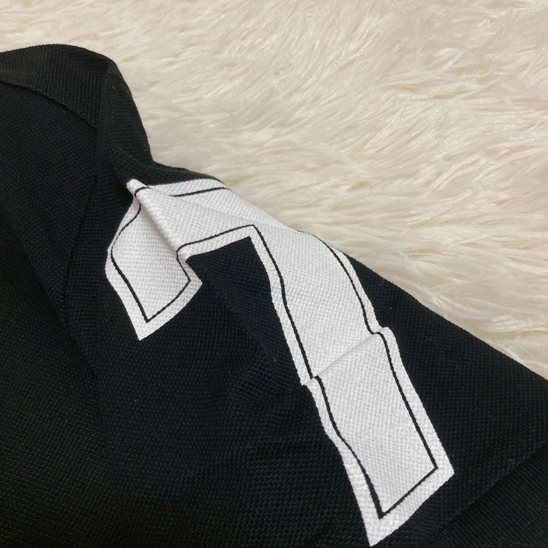GIVENCHY 星ワッペンポロシャツ ブラック M カジュアル オシャレ